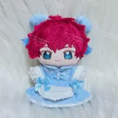 10㎝　ぬい服　ぬいぐるみ服　ブルーチャイナ　メイド服　いつぬい　にじぱぺっと