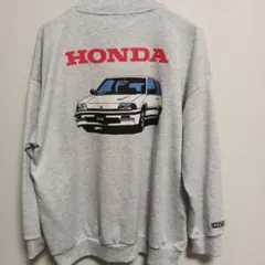 HONDA CIVIC スウェット L グレー 公式ライセンス 袖ロゴ