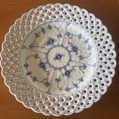 ロイヤルコペンハーゲン ブルーフルデッド フルレースプレート25.5cm