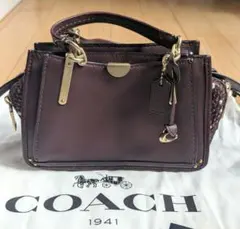 【美品】COACH ドリーマー21 秋冬ツイード