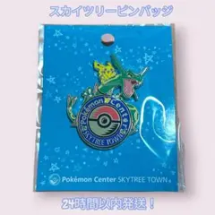 ポケモンセンター スカイツリー ピンバッジ ロゴピンズ レックウザ 3個
