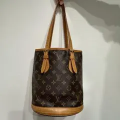 【美品】ルイヴィトン LOUIS VUITTON トートバッグ バケットPM