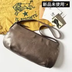 新品✨IL BISONTE イルビゾンテ ショルダーバッグ ハンドバッグ レザー