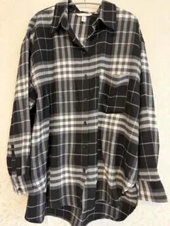 H&M チェック柄 長袖シャツ Lサイズ