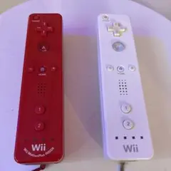 Wiiリモコン 赤と白セット 片方Wii MotionPlus内蔵
