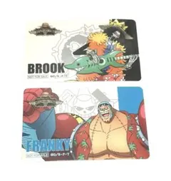 麦わらストア 12周年 特製ICカード風ステッカー　特典　ブルック　フランキー