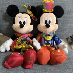 ディズニー 40周年 ミッキー•ミニー ぬいぐるみ