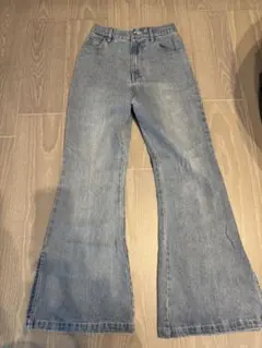 フレアデニムパンツ　one after another NICE CLAUP