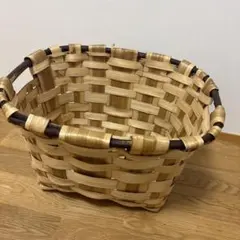 IKEA ◯ 大きなカゴ バスケット 籠◯直径50cm イケア竹 バンブー 