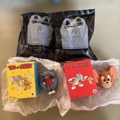 マック　ハッピーセット　おもちゃ　トムとジェリー　4点セット