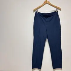 [cafe tab]i ネイビー 青 紺 カジュアルパンツ スラックス 【LL】