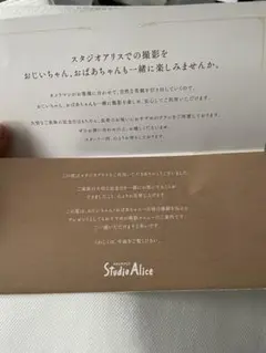 スタジオアリス 写真プレゼント券のサムネイル