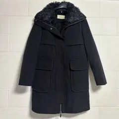 DES PRES ライナー付き ロングコート 黒 デプレ