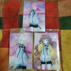 ホロライブウエハース　姫森ルーナ　アーニャ・メルフィッサ　モココ・アビスガード