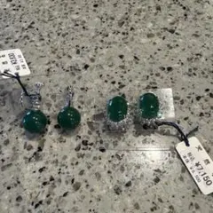 イヤリング　天然石　セット　アクセサリー　セット