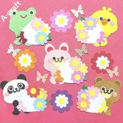 壁面飾り【虫たちと花】保育 春 新学期 入園 - メルカリ
