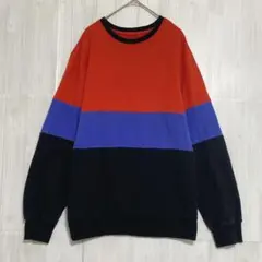 Original Use クルーネック マルチカラースウェット　XS