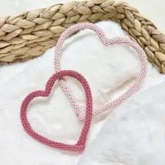 単品　ハート　ウールレター　レターバナー　ニューボーン　ハーフバースデー