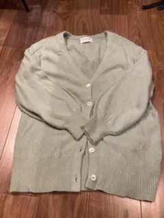 Ray BEAMS ミントグリーン カーディガン 長袖