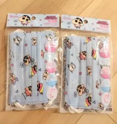 新品！　不織布　クレヨンしんちゃん　マスク　2セットのサムネイル