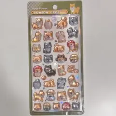 正規品　クーリア　ボンボンドロップシール　和柄　柴犬