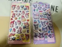 ぷっくり可愛い♡ ぷくぷくシール 2枚セット