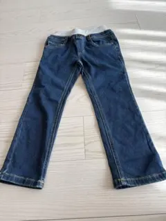 週末限定‼︎新品未使用品 デニム風ロングパンツ 120