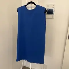 SNIDELノースリーブひざ丈ワンピース