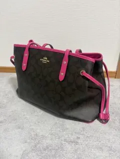 コーチ COACH シグネチャーPVC トートバッグ A4可 仕切りありのサムネイル