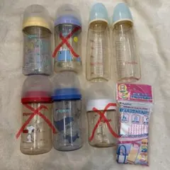 Pigeon・ChuChu哺乳瓶7本セット+粉ミルクバックセット