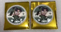 忍たま乱太郎 忍たま 極楽湯 ミニキャラ缶バッジ 潮江文次郎　2枚