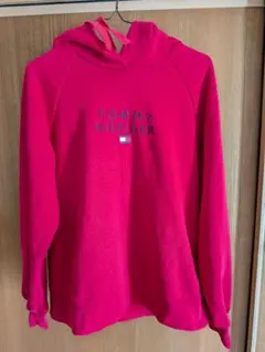 TOMMY HILFIGER ピンク パーカー M