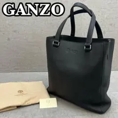 ほぼ未使用品　GANZO トートバッグ　ビジネス　カーフレザー　ブラック