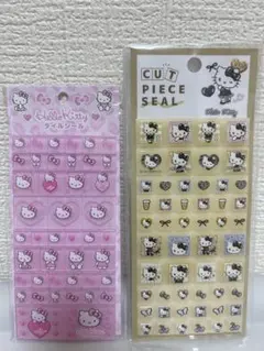 【新品】ハローキティ カットシール ヒョウ　豹柄