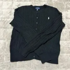 Polo Ralph Lauren ダークネイビー カーディガン 160