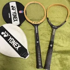 ビンテージテニスラケット　2本組 Yahoo!オークション -「テニス ウッドラケット」(テニス) (スポーツ別