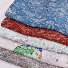 7637 小紋　まとめセット　リメイク　古典柄　花柄