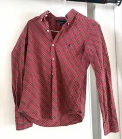 ラルフローレン　レディース9号　チェックシャツ　かわいい