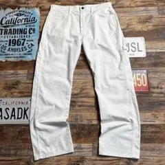 な*な様 Dickies ペインターパンツ ホワイト W32 古着　L相当