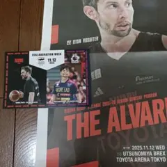 アルバルク東京　ザック　グレートベアーズ　ポストカード プログラム