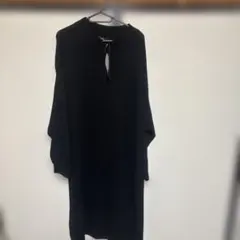 黒 ニットワンピース 4L