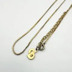 Christian Dior　ネックレス　チェーン　ゴールドカラー　ヴィンテージのサムネイル