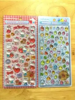 ボンボンドロップ　キティ しずくちゃん　2枚セット