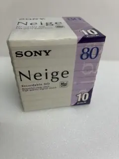 新品未開封 SONY Neige MD 80分 10枚組 10MDW80NED