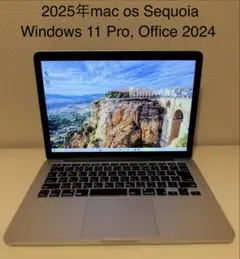 美品 Macbook Pro 13インチ Windows 11 Pro