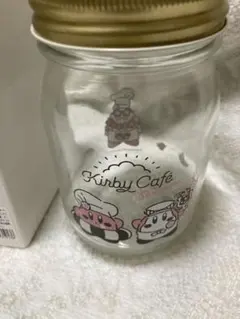 カービィカフェ　スーベニアガラスジャー　ビン