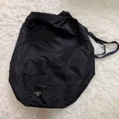 PRADA プラダ ナイロン バケツ型 リュック バックパック 黒　イタリア製
