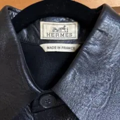 新品】エルメス シープスキン レザージャケット 52サイズ 防塵袋付