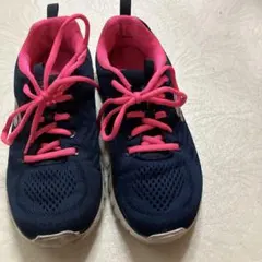 Skechers ランニングシューズ ネイビー/ピンク
