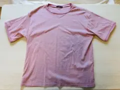 Kastane カスタネ ボーダー 半袖Tシャツ ピンク